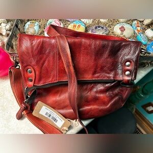 Bed Stu fold over cross body bag.